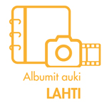 Lahti Seura Albumit auki -logo