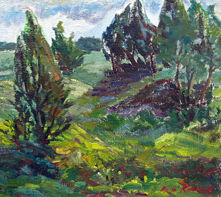 Tiedosto:Maija Koivula, Katajamaki, oljy edited-1.jpg