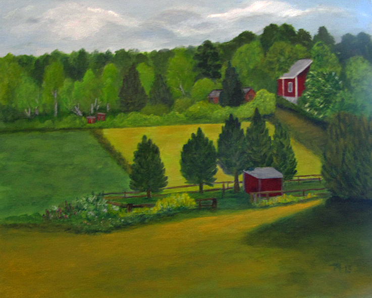 Tiedosto:Tuulikki Maattanen, Matkan varrelta Portaaseen, akryyli.jpg