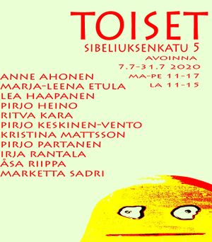 TOISET - Ihmisen kokoinen taidenäyttely 7.7. – 31.7.2020