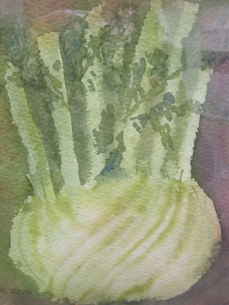 Tiedosto:Paivi Kurronen, Fenkoli, punainen, vesivari.jpg