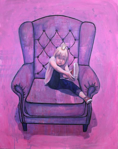 Tiedosto:Puristava kenkä, 2017, öljy ja akryyli kankaalle.jpg