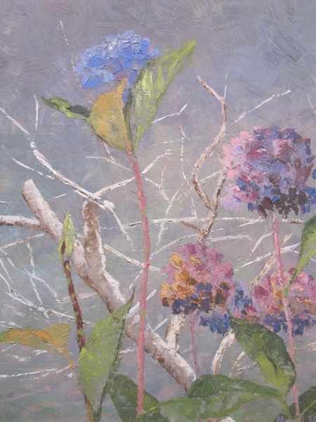 Tiedosto:Mervi Turtiainen, Hortensiat, oljyvari.jpg