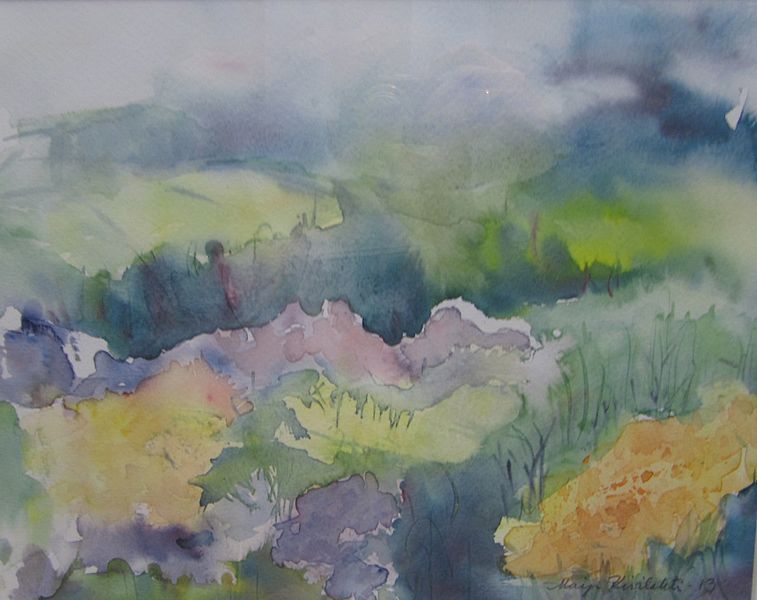 Tiedosto:Maija Kivilahti, Puutarhaunelmia, akvarelli.jpg