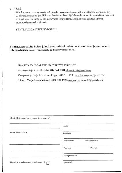 Tiedosto:Taidearttelin jaseneksi ilmoittautumislomake sivu 2.jpg