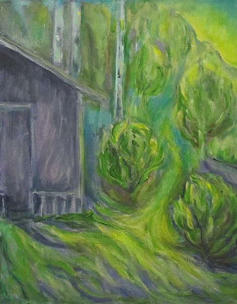 Tiedosto:031. Leila Lehto, Pieni polku, akryyli.jpg