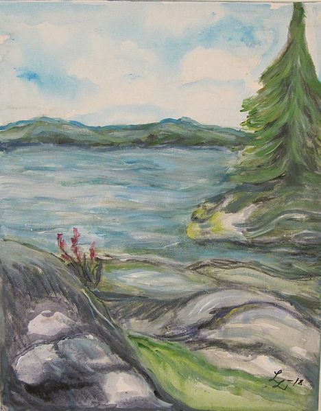 Tiedosto:030. Leila Lehto, Paajarvelta , akryyli.jpg