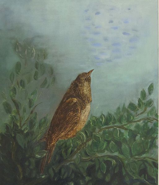 Tiedosto:027. Tuovi Hakala, Linnun laulu, oljyvari.jpg