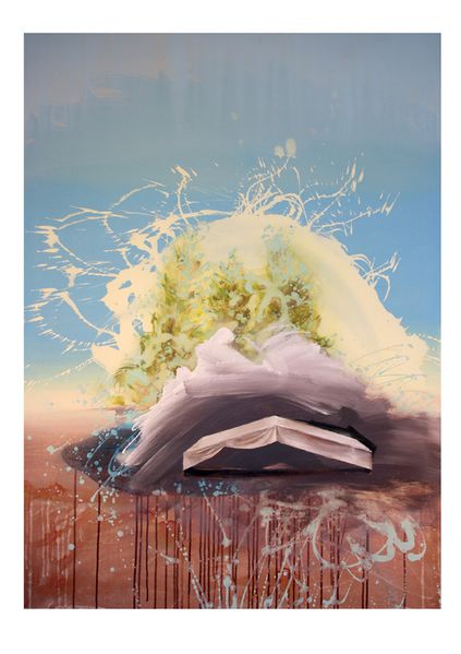 Tiedosto:Salla-Laurinolli-SHELTER-2-2009-akryyli-ja-oljy-kankaalle-95x130cm.jpg