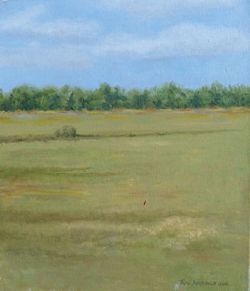 Tiedosto:Paivi Kurronen, Peltoaukea 2016, oljyvari edit.jpg