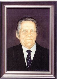 maalaus jossa muotokuva vanhasta miehestä