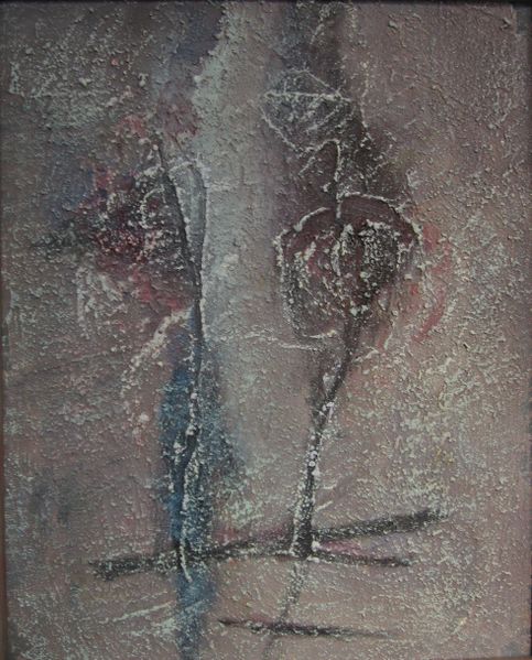 Tiedosto:Mervi Turtiainen, Mysteeri 2018, oljyvari ja hiekka.jpg