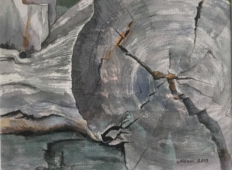 Tiedosto:Mervi Turtiainen, Ukkosen jalkeen, 2013, akvarelli.jpg