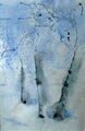 Maija Koivula, Sininen hetki, akvarelli, suola